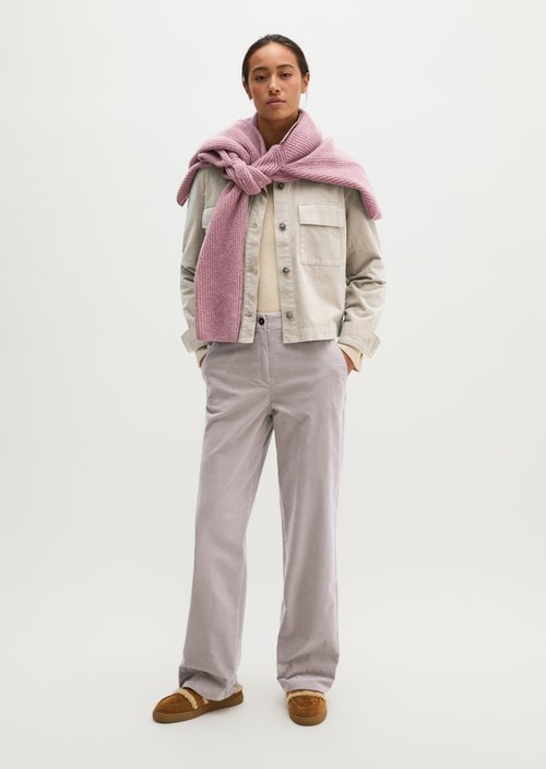 Chino Model Lande Wide — Chalky Mauve