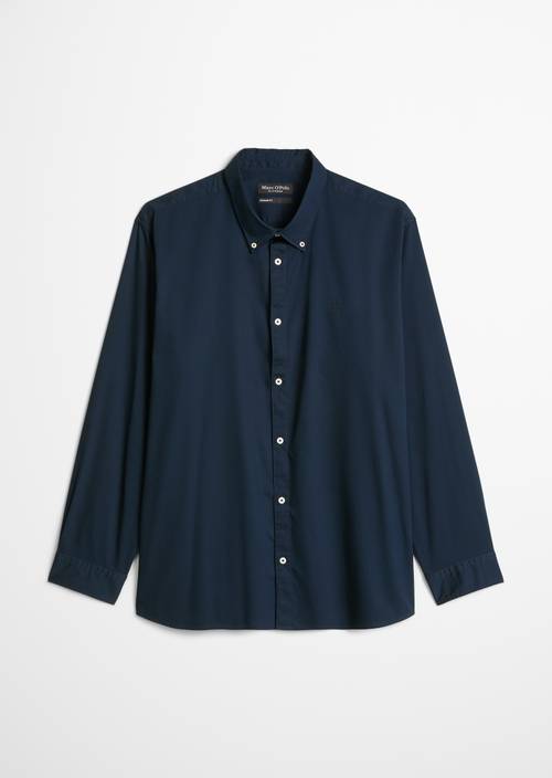 Chemise coupe classique Dark Navy en vue isolée sans mannequin