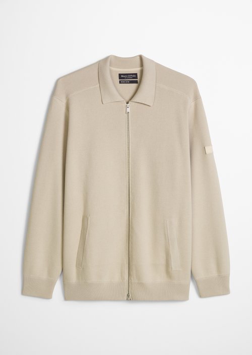 Regular cardigan — Grey Silk