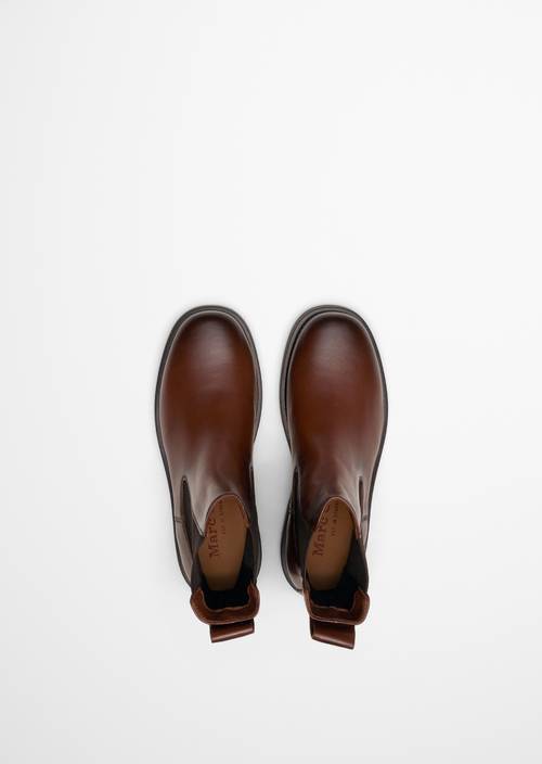 Bottines Chelsea, modèle Erin Cognac en vue de dessus