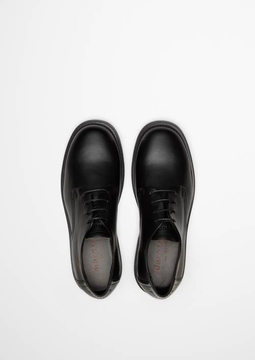 Erin Lace-Up Shoes Black in top view