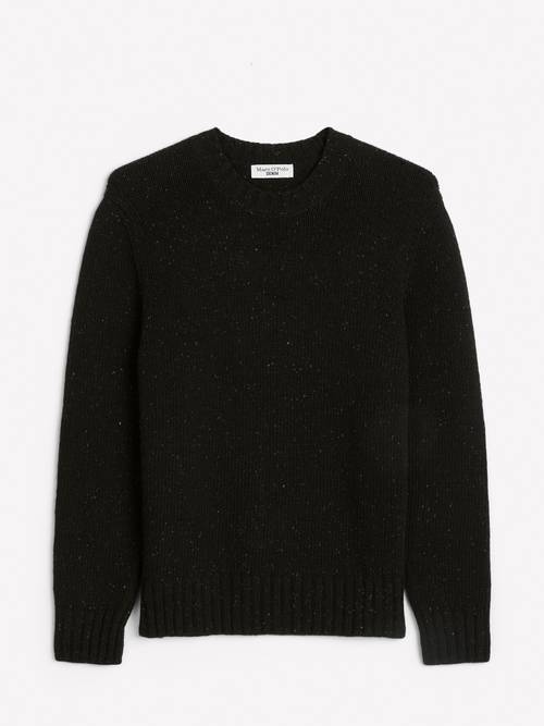 Sweter o standardowym kroju Black w widoku odizolowanym bez modela