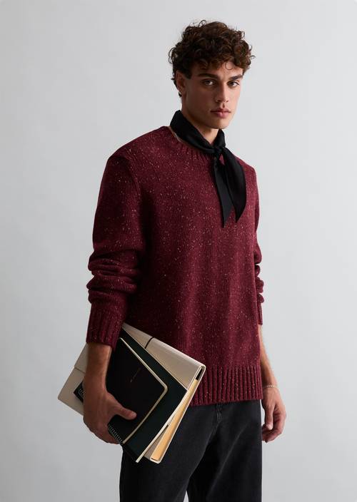 Pullover regular Burgundy in Frontalansicht