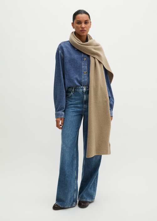Strickschal — Earthy Taupe