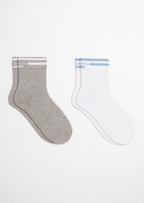Ripp-Socken — Light Blue