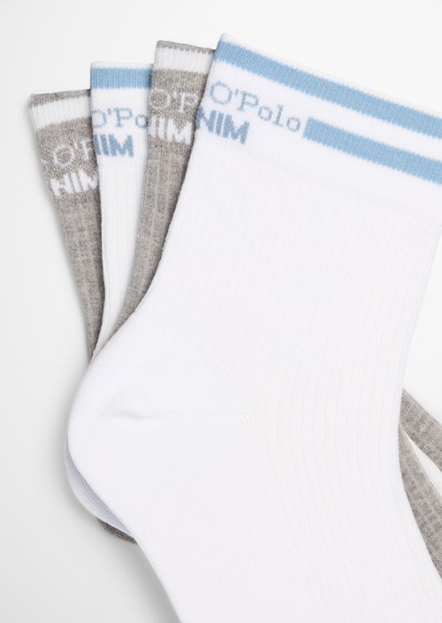 Ripp-Socken — Light Blue