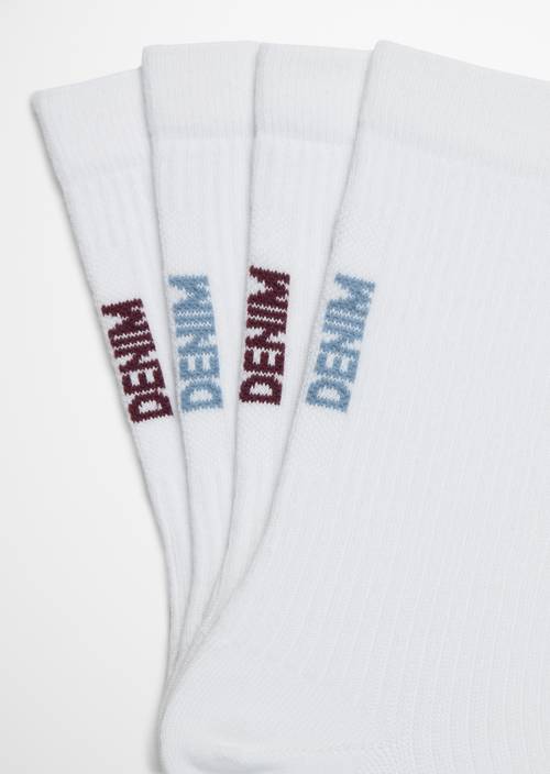 Ribbed Socks White - Product image 2