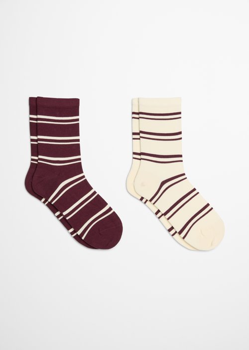 Socken — Dark Red