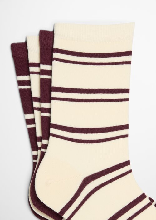 Socken — Dark Red