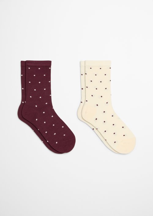 Socken — Dark Red