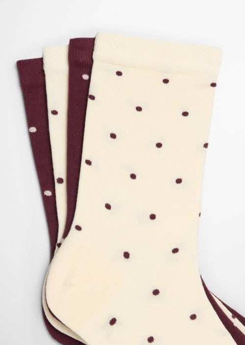Socken — Dark Red
