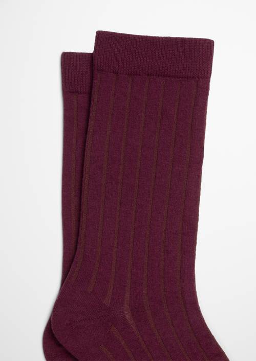 Ribbed Socks Mahagony Jam - Product image 2