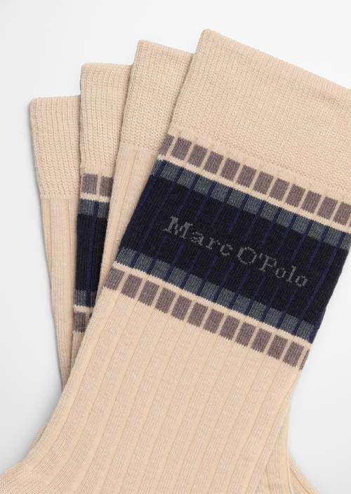 Ribbed Socks Light Beige - Product image 2