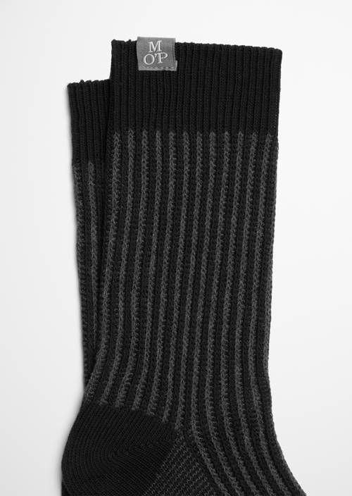 Chaussettes à côtes Black - Image du produit 2