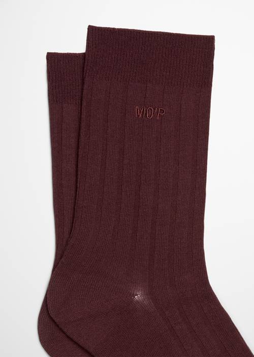 Ribbed Socks Black Cherry - Product image 2