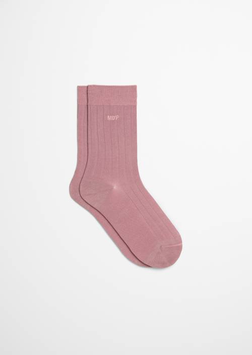Ribbed Socks Misty Rose - Product image 1