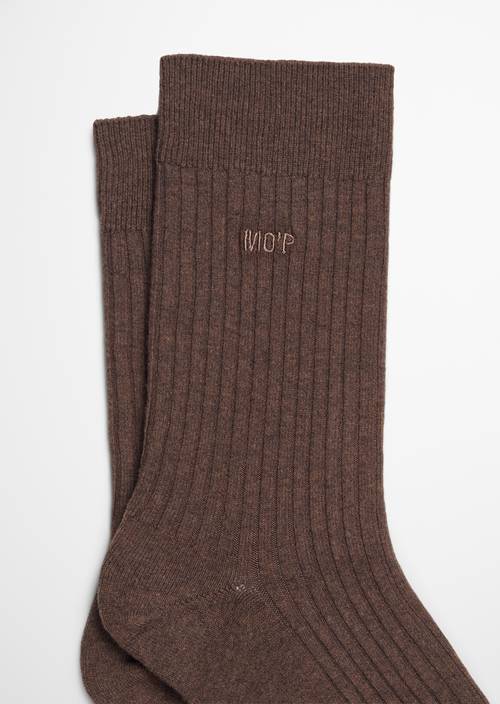 Ripp-Socken Burnt Coffee - Produkt Bild 2