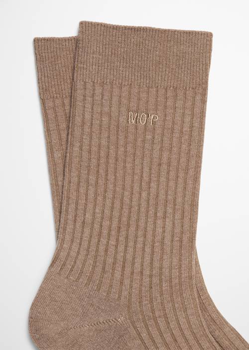 Ribbed Socks Earthy Taupe - Product image 2