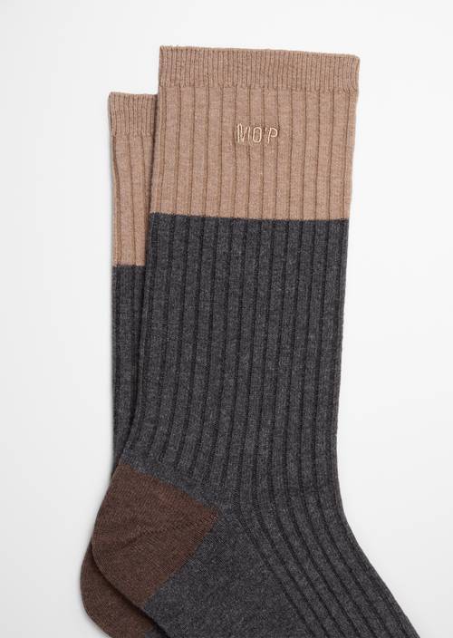 Chaussettes à côtes Medium Grey - Image du produit 2