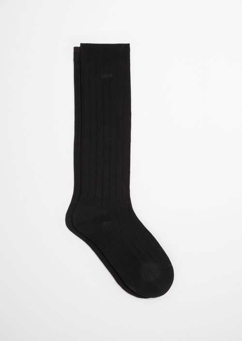 Knee-high socks — Black