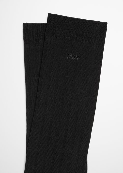 Knee-high socks — Black