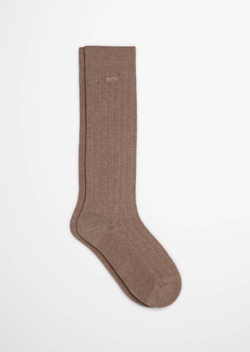 Knee-high socks Stone Taupe Melange - Product image 1