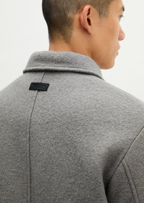 Regular-Fit Wool Blouson — Driftwood Haze