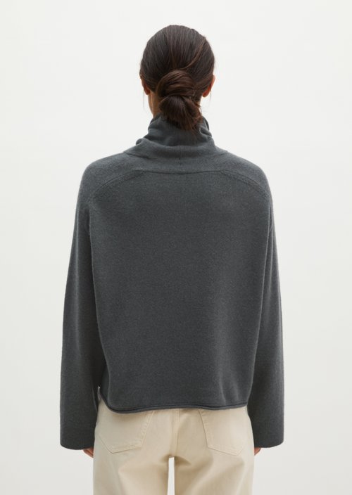Regular-Fit Knit Sweater — Broken Graphite