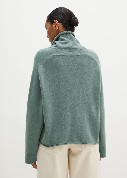 Regular-Fit Knit Sweater — Foggy Blue
