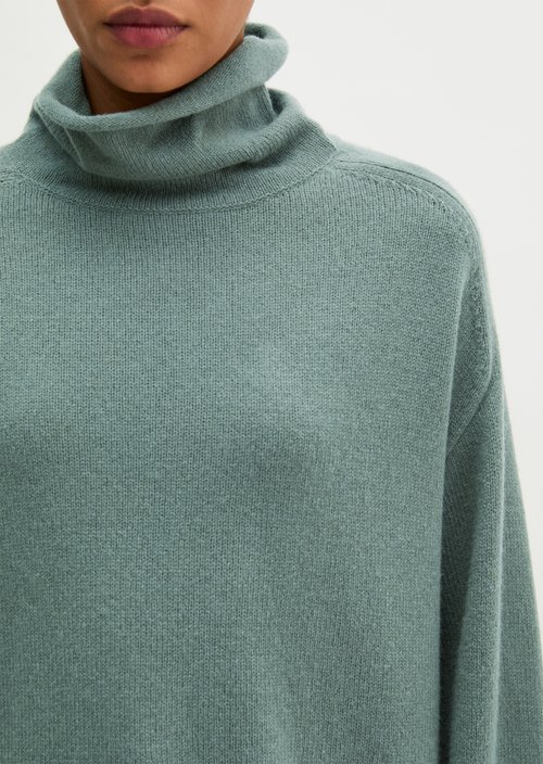 Regular-Fit Knit Sweater — Foggy Blue