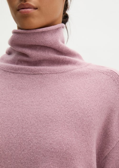 Regular-Fit Knit Sweater — Gentle Mauve