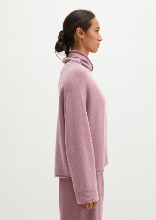 Regular-Fit Knit Sweater — Gentle Mauve