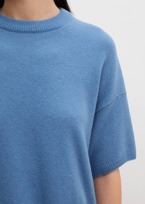 Pull à manches courtes ample Clear Blue en vue détaillée