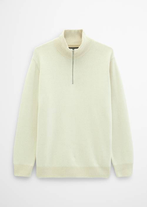 Troyer regular White Cotton in freigestellter Ansicht ohne Model