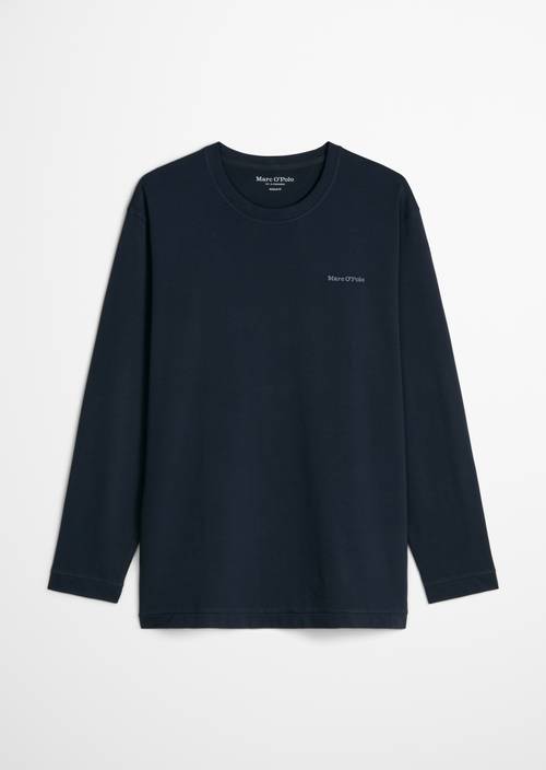 Longsleeve regular Dark Navy in freigestellter Ansicht ohne Model