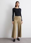 Marc O'Polo Culotte breed, Dames, beige, 32, 69% Katoen, 29% Lyocell, 2% Elasthaan