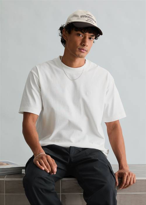 T-shirt ample White en vue de face