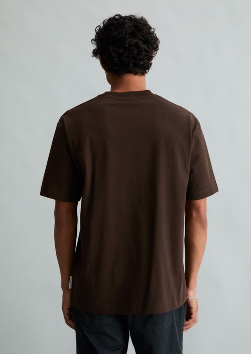 Relaxed-fit T-shirt — Chocolate Brown