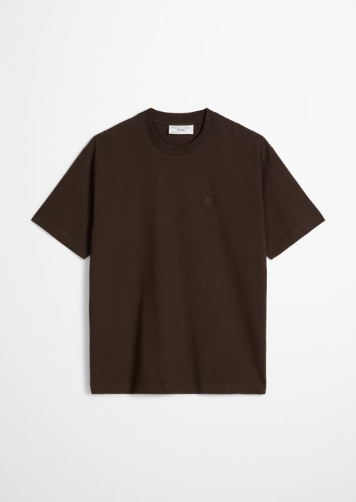 Relaxed-fit T-shirt — Chocolate Brown