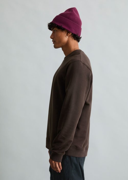 DfC Regular-Fit Sweatshirt — Chocolate Brown