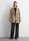 Marc O'Polo Caban jas relaxed, Dames, beige, 32, 50% Polyester, 50% Wol