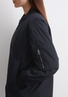Blouson coat regular made from crinkle nylon - blue Blouson coat regular made from crinkle nylon - blue