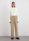 Marc O'Polo Broek model Lande wijd, Dames, bruin, 32, 48% Katoen, 36% Lyocell, 13% Polyester, 3% Elasthaan