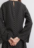 Logo Button Ribbed Viscose Blend Polo Dress | Michael Kors [US]