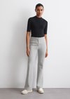 Jersey pants straight made from scuba interlock jersey Jersey pants straight made from scuba interlock jersey