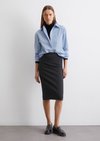 Marc O'Polo Jerseyrock slim, Damen, deep night blü, 32, 78% Baumwolle, 18% Polyester, 4% Elasthan