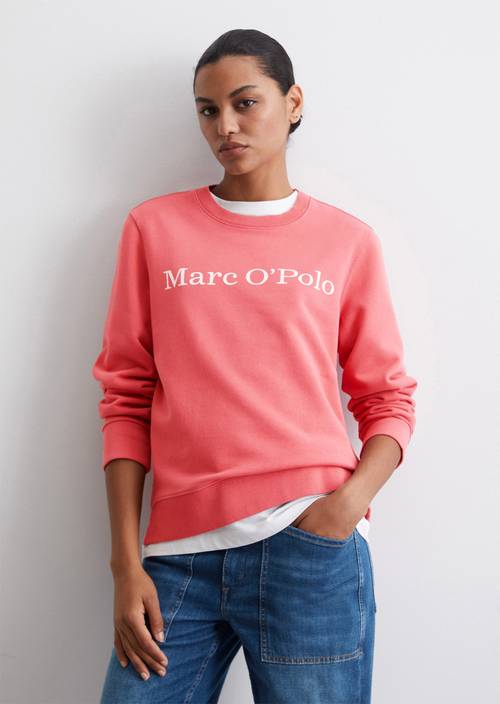 Sweatshirt Damen Marco Polo Pullover Rot Strickpullover Marc O