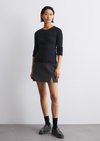Marc O'Polo Cardigan slim, Damen, blau, Gr. s, 100% Schurwolle