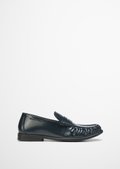 Loafer made from thinned cowhide - blue | Loafers | MARC O'POLO