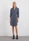 Marc O'Polo Satinkleid relaxed, Damen, mehrfarbig, Gr. 36, 100% Viskose